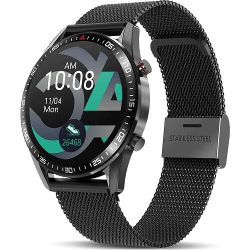 2021 Smartwatch Men Sport 3ATM Waterproof Call Multifunction Alarm Clock Reminder Calories Pulse Smart Watch for Android iPhone