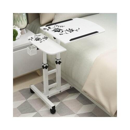 Folding Laptop Table Computer Table Portable Laptop Stand Rotate Bed Side Table Standing Desk Adjustable Height Furniture