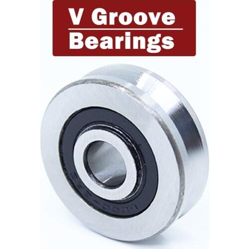 V082808 V Groove Sealed Ball Bearing ( 4PCS ) 8*28*8 mm Pulley Wheel Bearings V4/1.5 V4/1 Guide Track Rlooer Bearing
