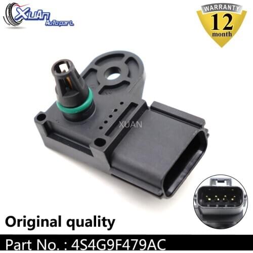 XUAN 1 Bar Manifold Air Pressure MAP Sensor 4S4G9F479AC For Mercury Milan Mariner Lincoln MKZ Ford Transit MK7 Fusion 2.3L 2.5L
