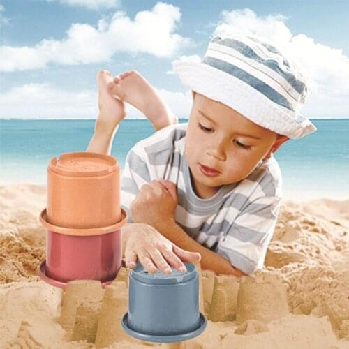 Funny Environmentally Friendly Kids Stacking Toy Stacking Cup of Early Education for Baby Brain Game of Early Education