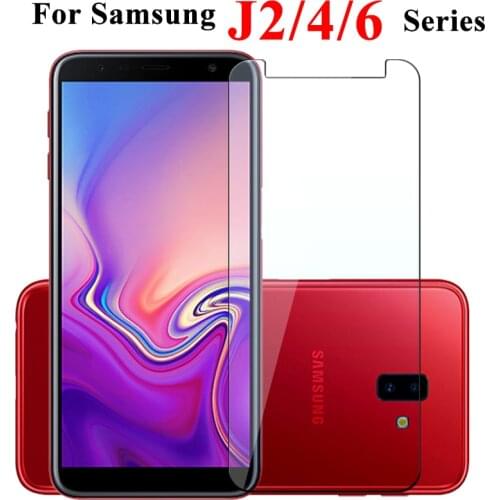 Protective Glass On The For Samsung Galaxy J4 J6 Plus J2 Pro 2018 Tempered Glass For Samsong Tremp J4 6 2 4j 6j Screen Protector