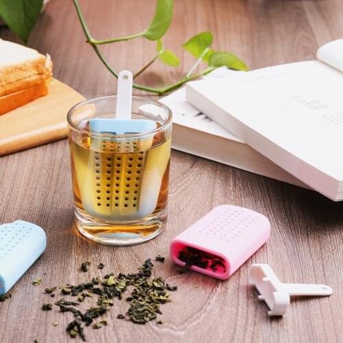 1PCS Tea Filter Reusable Food Grade Silicone Creative Tea Strainer for Home Drinkware Teaware Kitchen Accessories