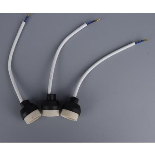 1x gu10 socket base Connector Ceramic Holder Lamp wiring for GU10 Base Halogen Sockets or GU10 led bulb