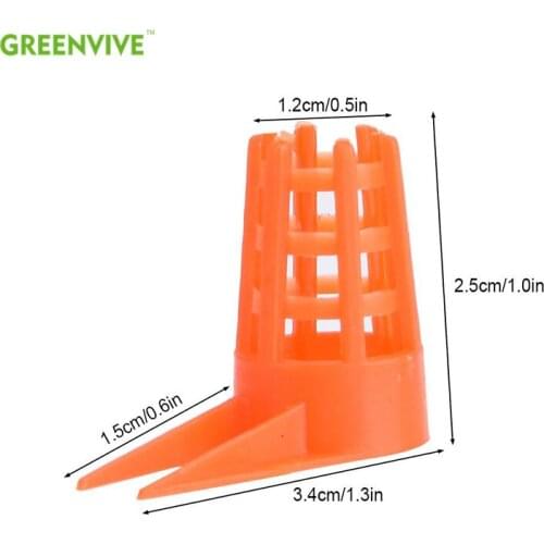 30Pcs Beekeeping Queen Bee Plastic Cage Cap Protective Cell Cover Queen Rearing Tools Beekeeper Equipment Beekeeping Supplies