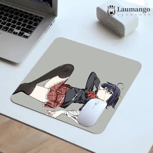 Keyboards Accessories Rikka Takanashi Gamer Pc Gaming Mouse Pad Keyboard Small Xs Xxs Mat Mousepad Anime Deskpad Cute Mousepepad
