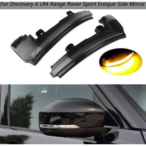 Car LED Side Rearview Mirror Indicator Turn Signal Lamp for Land Rover Evoque Discovery Sport LR4 Range MK IV 2013-2018