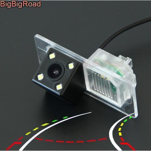 BigBigRoad Car Intelligent Dynamic Trajectory Tracks Rear View Backup Camera For BMW 3 4 5 F10 F11 GT F07 2014 2015 Waterproof