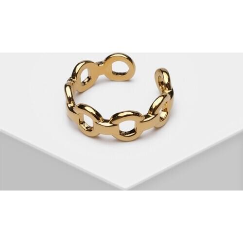 Amorita boutique Stylish gold plated lady simple ring