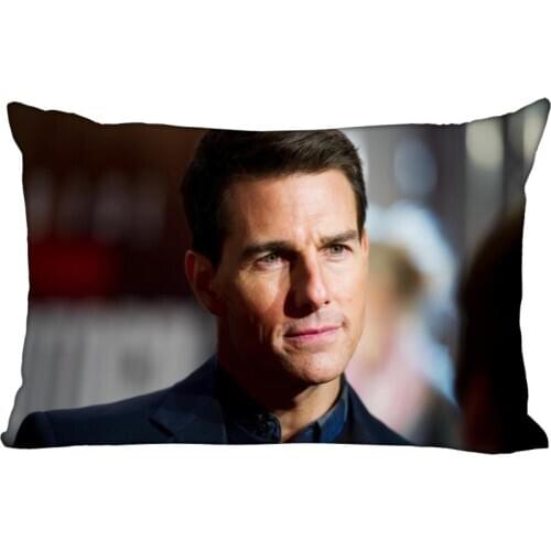 Custom Tom Cruise Rectangle Pillowcase zipper dakimakura Classic Pillow Case size 35*45cm DIY Gift Drop Shipping