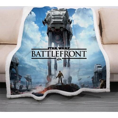 Disney Star Wars Winter Sheet Bedspread Soft Warm Coral Fleece Blanket Throw on Bed Soft Baby Boys Children Kids Christmas Gifts
