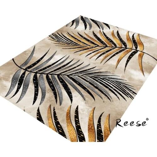Reese European Pattern Print Area Rug Palma Anti Slip Bottom Carpets For Living Room Diningroom Study Safe Material Easy Clean