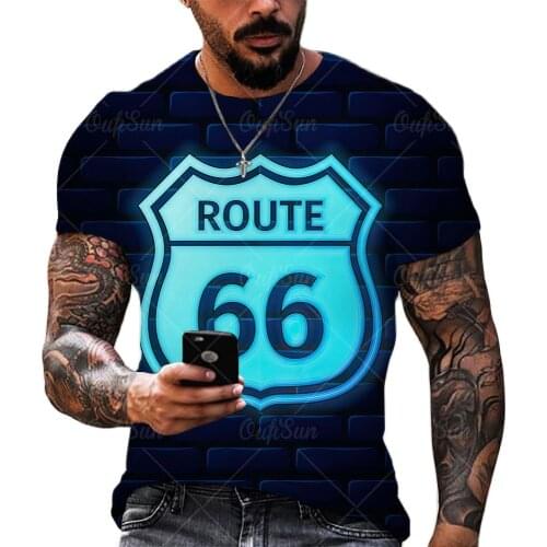 Summer Fashion Mens Print T-shirt Round Collar Short Sleeve Male Clothing Street Trendy Casual Loose Tops Tees