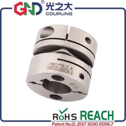 GND flexible coupling diaphragm stainless steel single diaphragm clamp for CNC hollow shaft encoder couples stepmotor connect