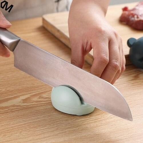 Pocket Kitchen Chef Knife Scissors Sharpener for Straight & Serrated Knives Knife Sharpening Tool Helps Repair and Restore Blade