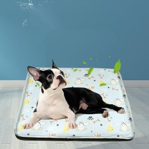 Summer Dog Ice Silk Mat Mat Detachable Cat Ice Mat Sponge Mat Mat Nest Sponge Mat Cooling Dog Nest Non Toxic Dog Toys Dog Stuff