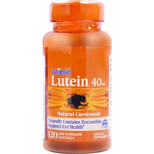 Lutein 40mg/20mg/6mg Naturally contains zeaxanthin supports eye health Natural carotnoid 1 bottle