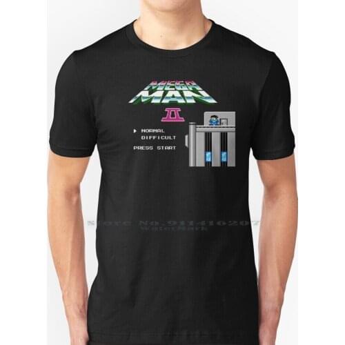 Mega Man Ii T Shirt 100% Pure Cotton Screenshirts Video Games Games Gaming Retro 80s 90s Pop Culture Nintendo Nes Snes Super