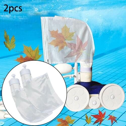2Pcs Filter Bags For Polaris 280 480 Zipper Filter Bag Pool Cleaner Replacement Parts For All Purpose K13 K16 34*23*7CM