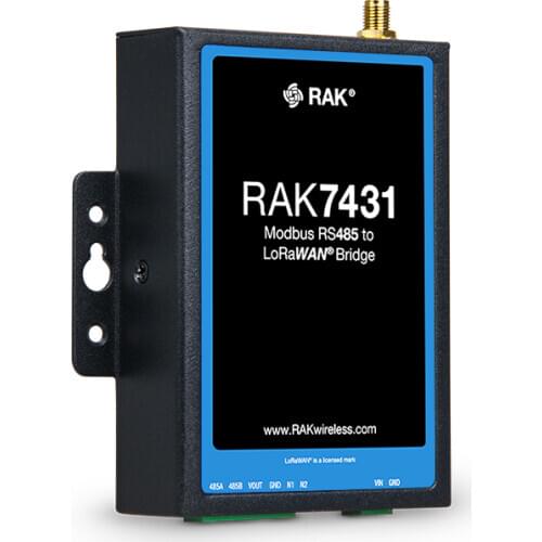 RAK7431 | Modbus RS485 to LoRaWAN® Bridge | RAKwireless WisNode