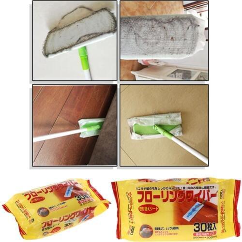 Disposable Microfibre Electrostatic Floor Cloths For Flat Swivel Mop Multi Fitting Cleaning Wipes Dust Removal Mop Paper
