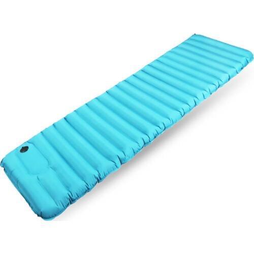 Outdoor camping and self-driving tour extended and thickened single ultra-light automatic camping bed moisture-proof PVC pad