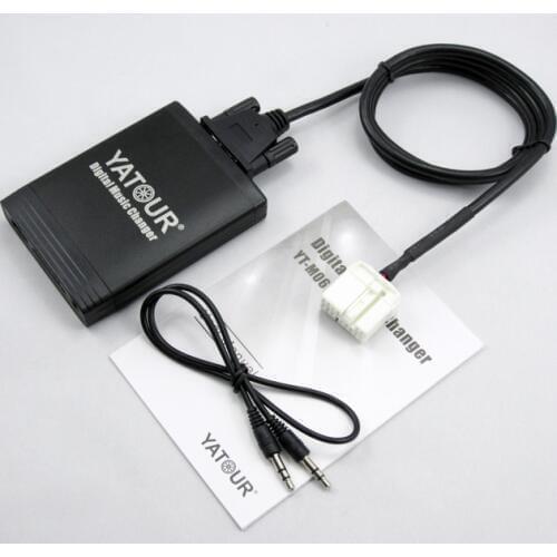 Yatour Digital Music CD Changer for Fiat Sedici/Suzuki/Opel Agila 14-Pin PACR-xxx Car MP3 DMC USB SD AUX MP3 Bluetooth Adapter