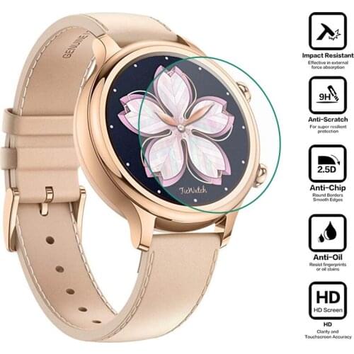 Tempered Glass Clear Protective Film Guard For Ticwatch C2/Plus Watch C2+ C2plus Smartwatch Screen Protector Cover Protection