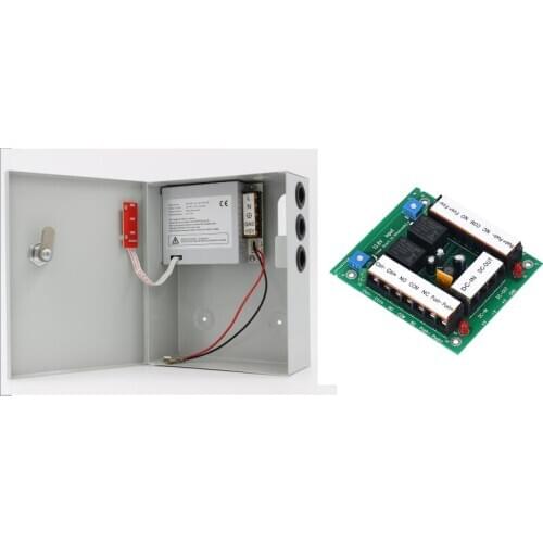12V3A 2 way UPS power supply (0--60 sec. for 2 door lock delay)