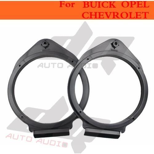 2pc Horn Washer Adapters Brackets Speaker Mount Plates for Buick Regal Chevrolet Excellegt Cruze OPEL Filled Cushion ings 6.5