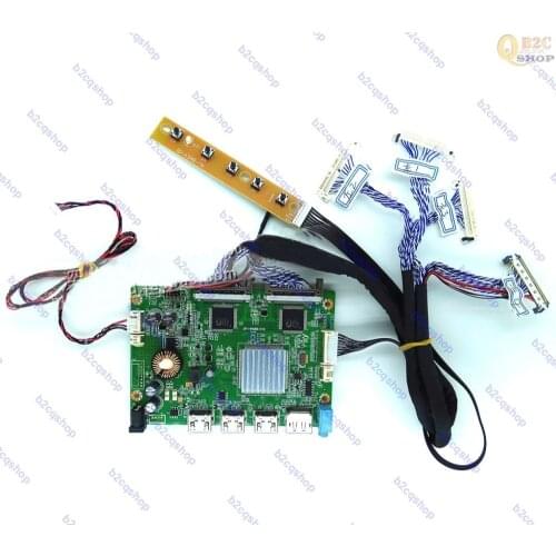 3 HDMI-compatible+ 1 DP LCD Controller Driver Board Kit for 2560X1440 144Hz M270DAN02.6 / M270DAN02.3