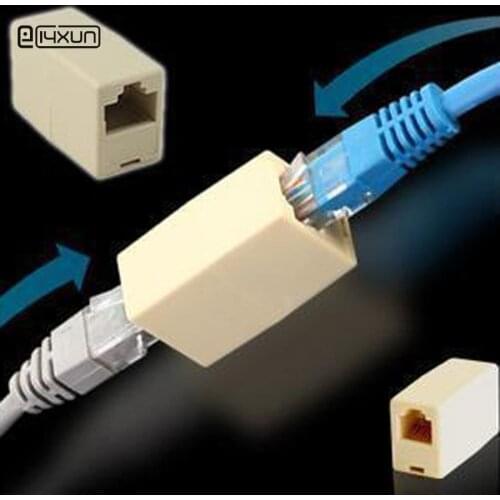 5pcs RJ45 modular RJ 45 CAT8 8P8C Network Ethernet Cable Connector Adapter Plug Coupler