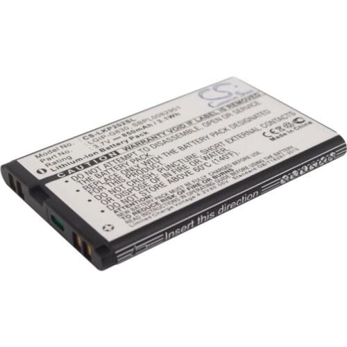 2021 Battery For LG LGIP-G830 KG120,KG202,KG290,KP202,NX225 850mAh