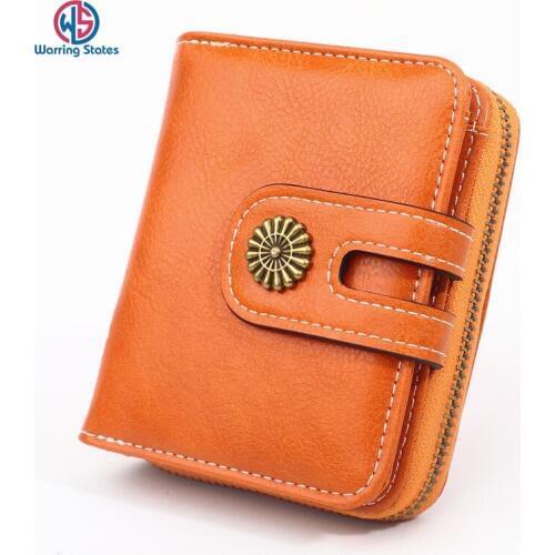 Free Shipping New High Quality Short Leather Wallet for Women Purse for Women Small Wallet Money Ladies Mini Card Holder Purse