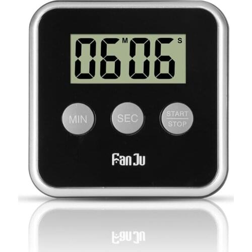 Digital Kitchen Timer Cooking Clock LCD Screen with Magnet Count Up Countdown Alarm Laboratory Stopwatch