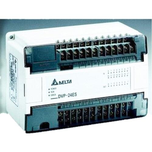 Delta PLC ES series DVP24ES00T2 24-point 16DI-8DO NPN transistor AC Power New