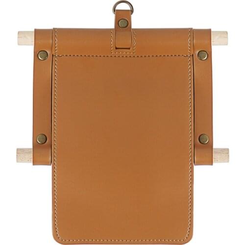 Bohemian Style Home Toilet Tissue Holder Creative Leather Wood Roll Holder Country Bathroom Retro Wall Mount Paper intensely