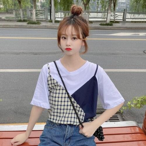 Cheap wholesale 2021 spring summer autumn new fashion casual woman t-shirt lady beautiful nice women Tops female Vy1361
