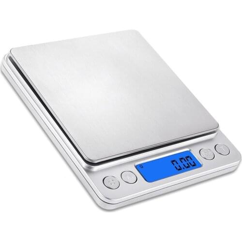 3kg 0.1~0.01 Mini Precision LCD Digital Scales Grams Weight Weighing Electronic Balance for Tea Baking