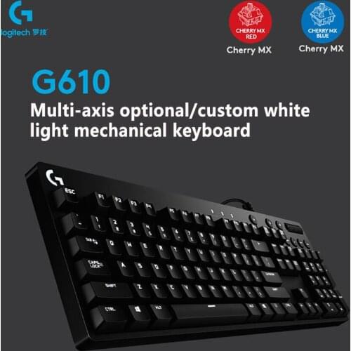 Logitech G610 MX shaft Wired Gaming Mechanical Keyboard Red Blue shaft Desktop computer USB RGB Backlit Gaming Keyboard