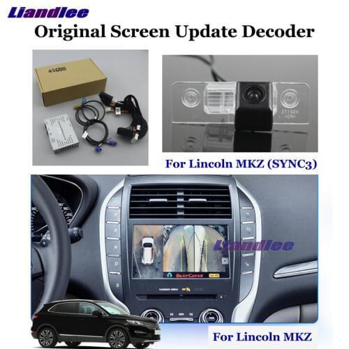 HD Reverse Reversing Parking Camera For Lincoln MKZ SYNC3 2013-2020 2015 Rear View Rearview Backup Camera Decoder Accessories