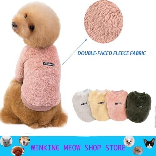 Classic Warm Dog Clothes Puppy Pet Cat Clothes Sweater Jacket Coat Winter Fashion Soft For Small Dogs Chihuahua XS-2XL