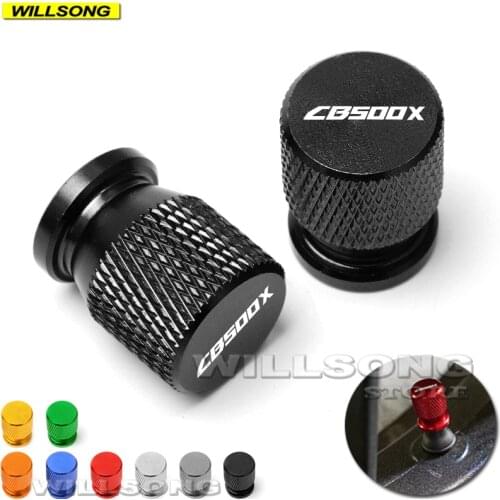 Wheel Tire Tyre Valve Air Port Stem Cover Cap Airtight Plug For HONDA CB500X Motorcycle Accessories CNC LOGO