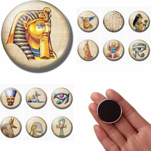 Egyptian Pharaoh fridge magnet ancient egypt 30MM refrigerator magnets Egyptian Sun Anubis Egypt Egyptian goddess message board