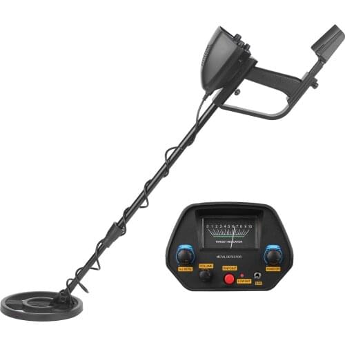 MD-4080 Professional Metal Detector Adjustable Waterproof Metal Finder Pinpointer 31-41in with DISC Pinpoint Modes Audio Prompt