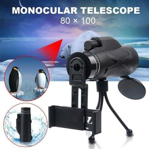 Monocular Telescope Powerful Zoom Scope Military Hunting Optical Professional Hiking Display For Smartphones Mobile Phone