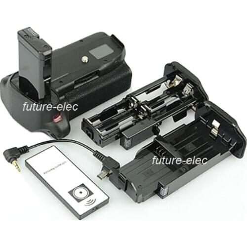 2-Step Vertical Power Shutter Battery Handle Hand Grip Pack For Nikon D3100 D3200 D3300 D5300+ Remote Control+ AA Battery Holder