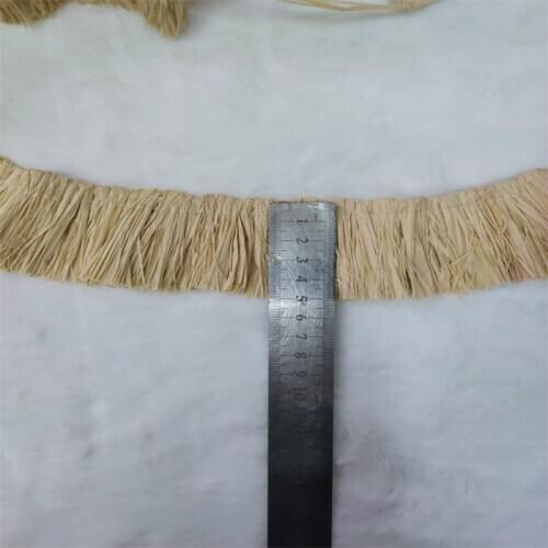 Natural raffia row must be 5cm Philippine grass
