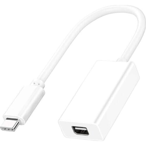 USB 3.1 Type C (Thunderbolt 3) to Mini Display Port Thunderbolt 2 Adapter For MacBook Pro