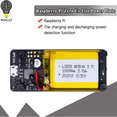 Raspberry Pi Zero 0 W UPS power board, integrated serial port, power detection